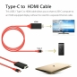 Preview: 4K Usb 3.1 Typ C Zu Hdmi Kabel Hdtv Tv Adapter Für Macbook S