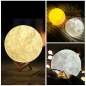 Preview: Led Tischleuchte, Nachtlicht, Mondlicht Mond Lampe 3D Touc