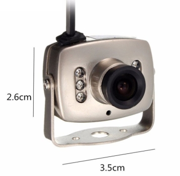 Mini Cmos Cctv Überwachungskamera 6 Led Verdrahtete Nachtsic