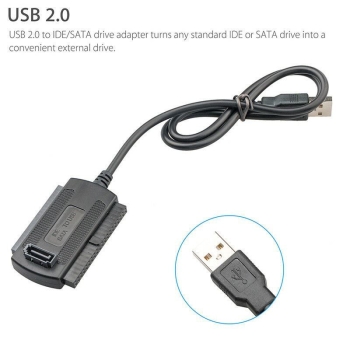 Sata / Pata / Ide Zu Usb 2.0 Adapter Konverterkabel Für Fest