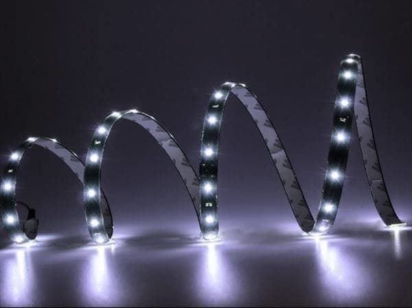 1x 120cm 60 SMD LED Strips Streifen Weiß