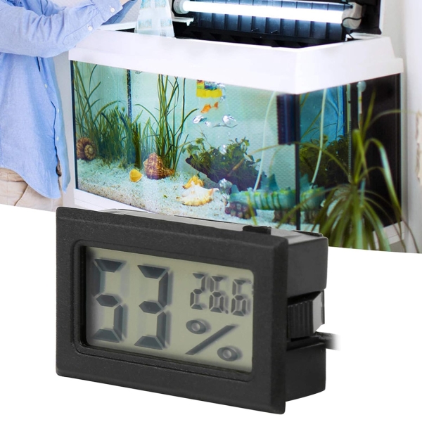 Mini-Digital-Thermometer-Hygrometer Mit Externer Sonde, Lcd-
