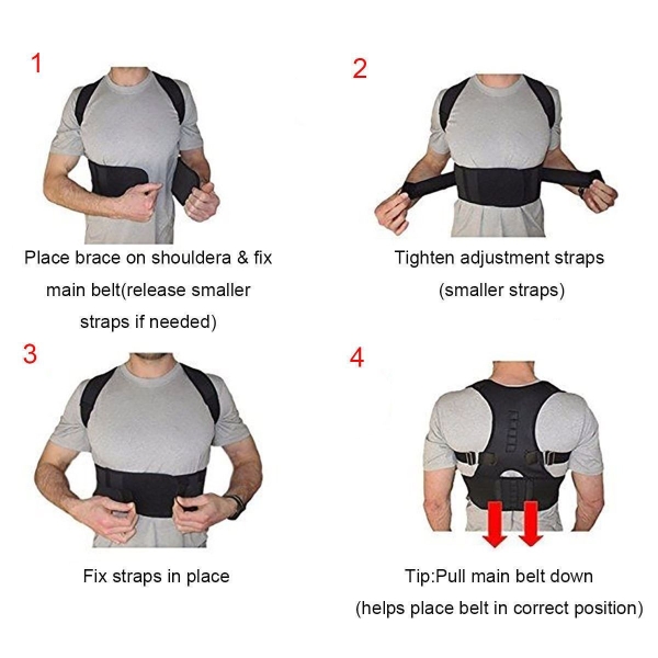 Magnetic Therapy Posture Corrector Unterunterstützung Rücken
