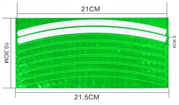 Reflektor Fahrrad Sicherheit Speichenreflektoren Felgen Felg
