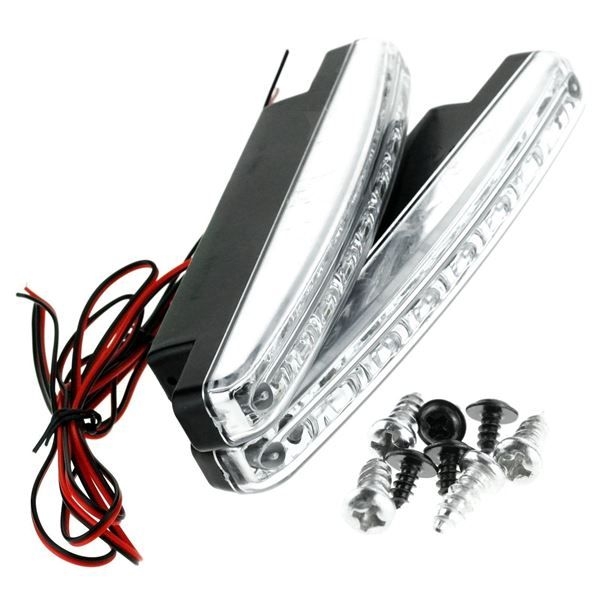 2 X Neu 8 Smd Auto Led Tagfahrlicht Tagfahrleuchten Tfl Drl