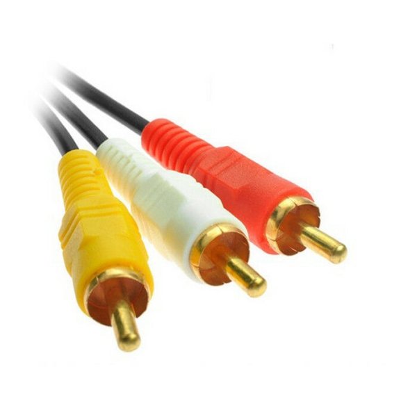 5M 3 Rca Zu 3 Rca Av Video Audio Phono Av Stecker Kabel/Blei